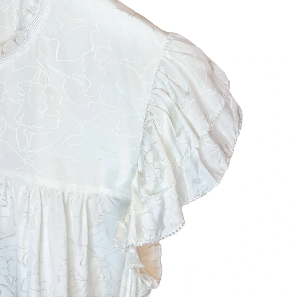 ba&sh | Solstice Top With Ruffled Shoulders - Picture 5 of 11